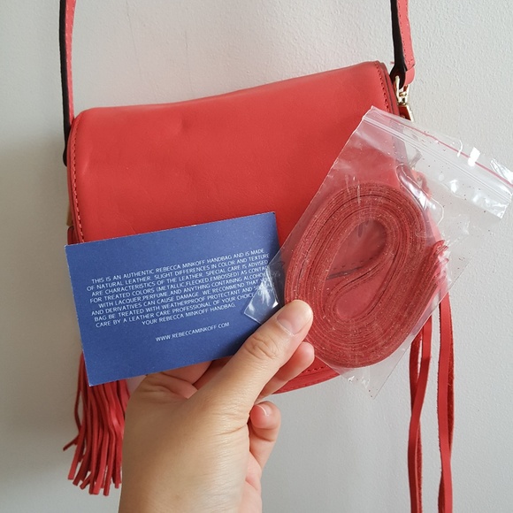 Rebecca Minkoff Suki Saddle Crossbody Tassel Bag - Picture 5 of 8